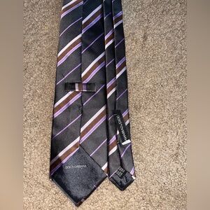 Authentic Dolce & Gabbana Striped Tie